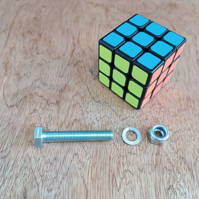 Болт М10х1,25х55 повне різьблення КРАЗ МАЗ карданний вал (міцн. 5.8) у зборі