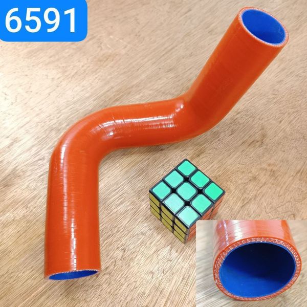 Патрубок радіатора ГАЗ 66 нижній MVQ силікон