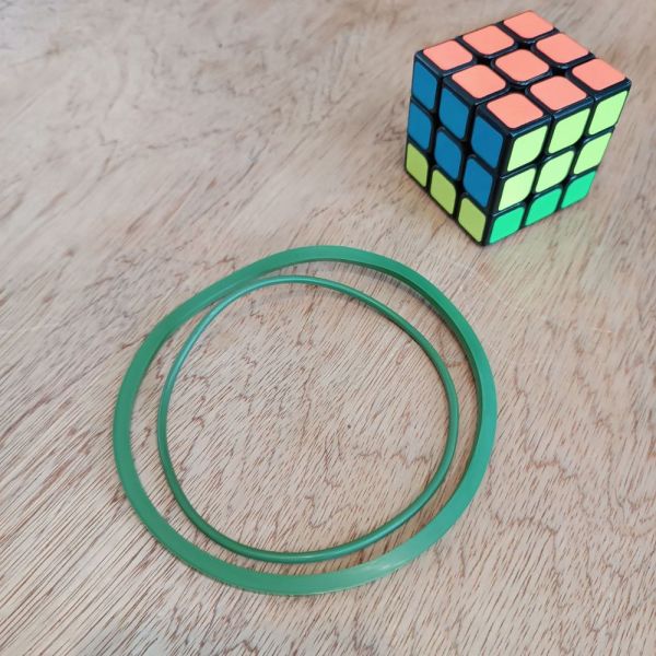 Ремкомплект масляного фільтра ГАЗ 66 52 ЗМЗ 41 відцентрового NBR-70 зелений