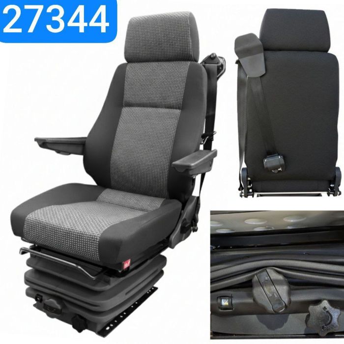 Сидіння водійське Captain Position механічна підвіска ширина кріплення 280мм преміум якості