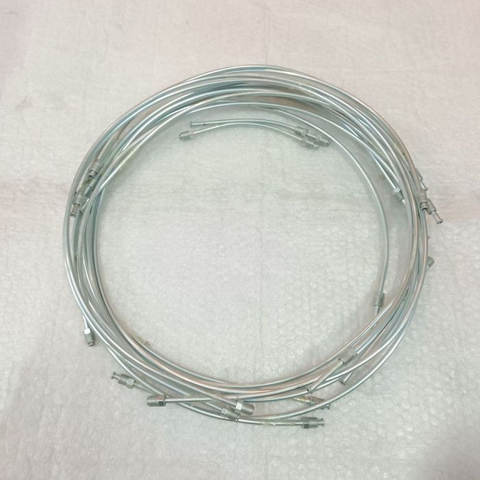 Set of brake pipes GAZ 3309 E2 steel set 12 pieces