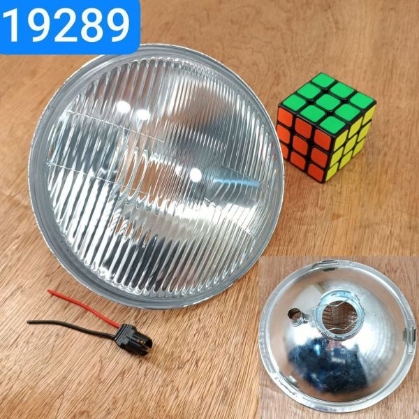 Елемент оптичний КАМАЗ МАЗ ГАЗ КРАЗ ЗИЛ УАЗ з підсвічуванням та відсікачем на фару ФГ122