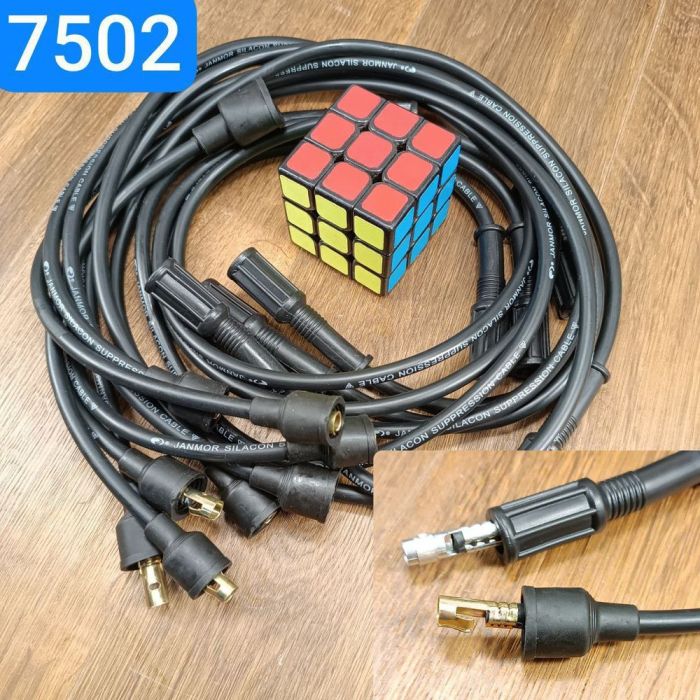 Дроти високовольтні ЗІЛ 130 EPDM чорний KEVLAR з наконечниками 130-3707078-Г (JAN MOR®)