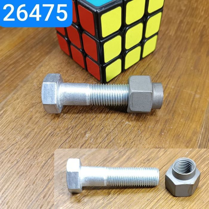 Болт М14х1,5х55 КАМАЗ 65115 МАЗ передача карданна гайка під кернення (міцн. 8.8)