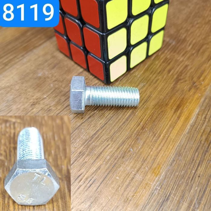 Болт М12х1,5х30 S19 КАМАЗ кулак поворотний (міцн. 8.8) 45 3114 9615