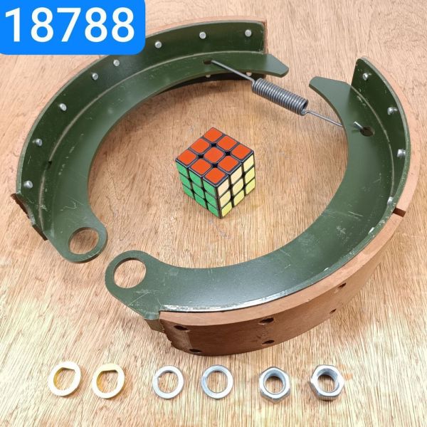 Колодка гальмівна ГАЗ 33081 66-11 66-3502090-01 задній к-т на барабан Wшир.100мм; Lдуги200мм