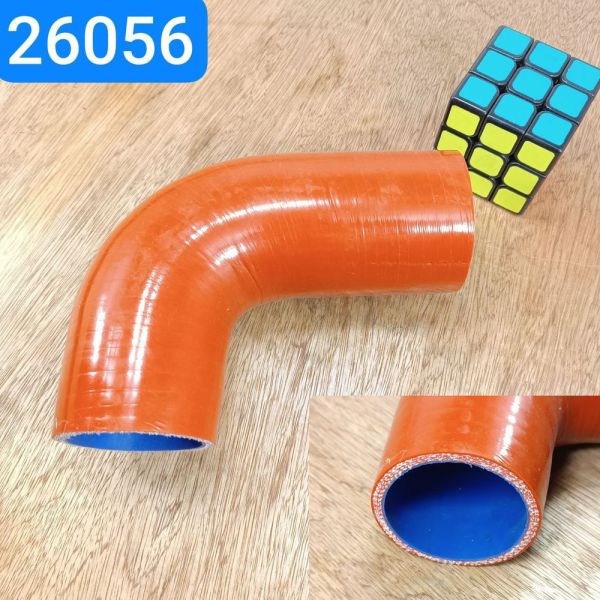 Патрубок силіконовий кут 90 ° 54х100х140 4сл S5мм MVQ