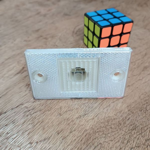 Ліхтар габаритний МАЗ напівпричепа білий LED світлодіодний 24V 65х115мм