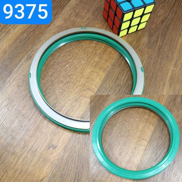 Сальник 142х168х15 КАМАЗ Е2 Е3 маточина задня NBR зелений з метал. кришкою 65115-3104018