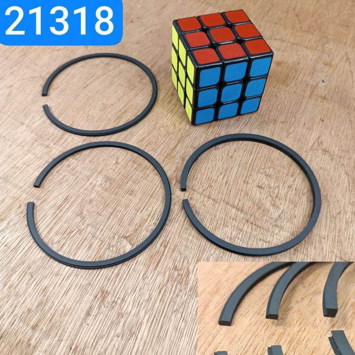 Кільця поршневі компресора КАМАЗ 1циліндровий Р0+0.0 1ПК до 53205-3509015 та 18.3509015 СЧ+P