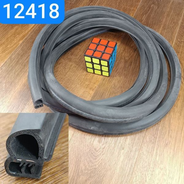 Ущільнення дверей ГАЗ 3309 Е2 3307 33081 4301 на 1 двері L3,5м кант отвору дверей EPDM