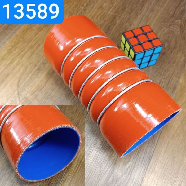 Патрубок силіконовий прямий 100х210 гофра4 КАМАЗ 	53205-1170245 MERCEDES інтеркулер MVQ