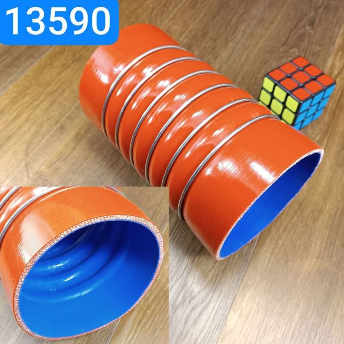 Патрубок силіконовий прямий 115х210 гофра5 MERCEDES інтеркулер MVQ