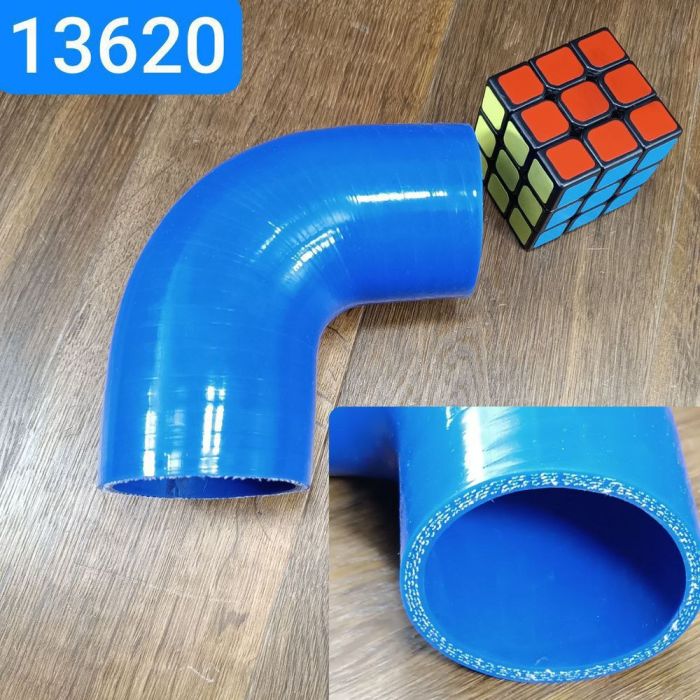 Патрубок інтеркулера ГАЗон Next ЯМЗ 534 Е3 Е4 Е5 ГАЗ 33098 від перехідника до ТКР силікон MVQ