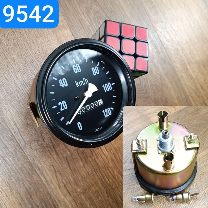 Спідометр ГАЗ 53 КРАЗ УАЗ 452 УРАЛ 375 аналог СП135 СП24-Д2 0-120км/година Ø90мм
