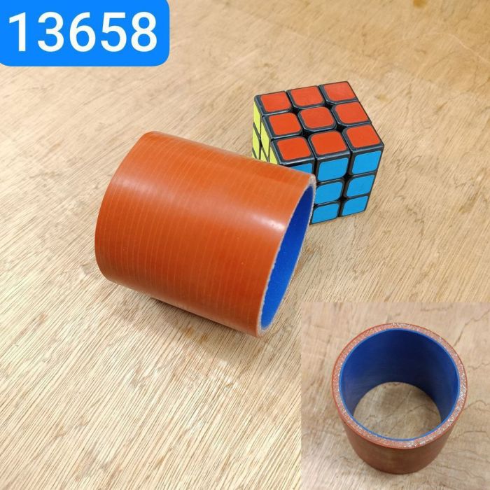 Шланг сполучний охолоджувач повітря ГАЗ 3309 Е2 33081 70х80 MVQ силікон червоний (HKAP)