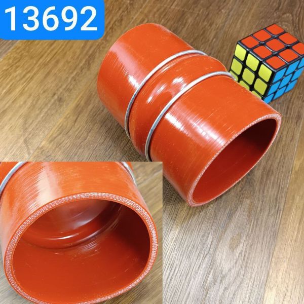 Патрубок силіконовий прямий 90х140 гофра1 SCANIA 81963010600 інтеркулер МАЗ 270003112 MVQ