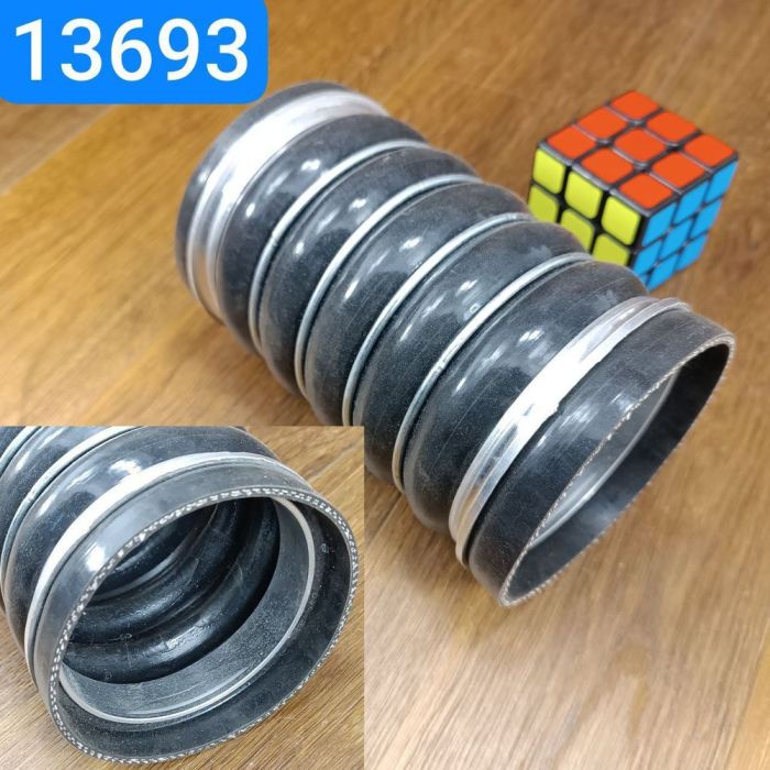 Патрубок силіконовий прямий 80х150 гофра5 VOLVO інтеркулер MVQ з мет.вставкою 1676481