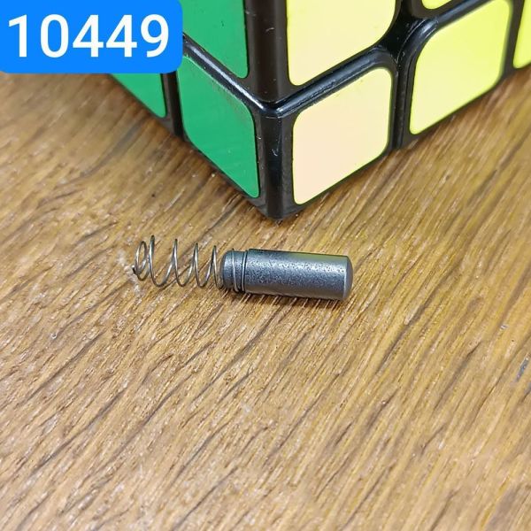 Контакт вугільний із пружиною в зборі кришки розподільника запалювання ГАЗ 3307 ЗІЛ вуглик