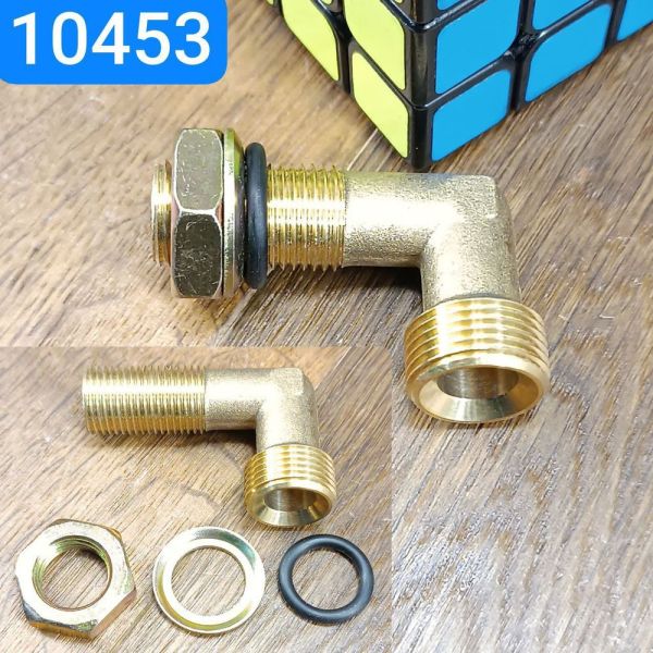 Кутник крутий КАМАЗ ГАЗ 33104 косинець КАМАЗ гальма h=45 М16х1,5, l=28 М20х1,5 у зборі 861023