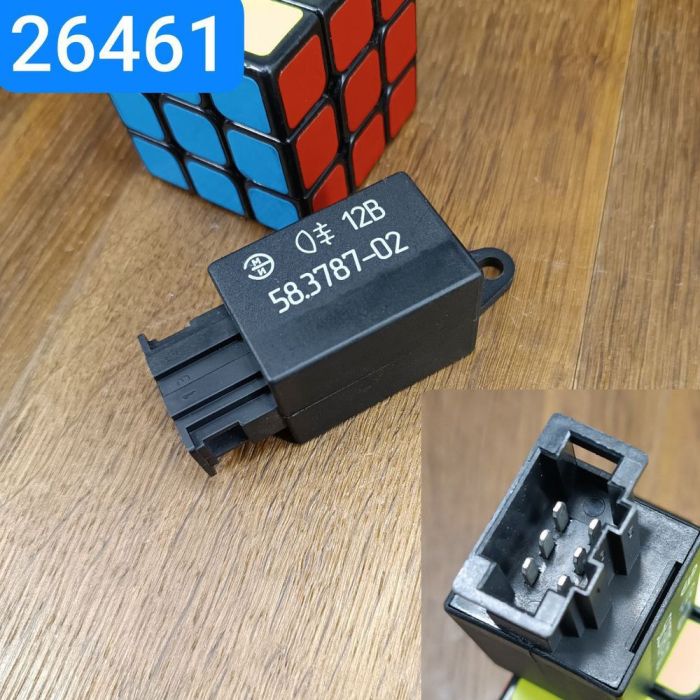 Реле задніх протитуманних фар ВАЗ 12В 6pin 23.3777