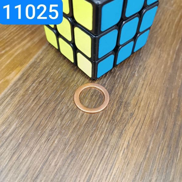 Шайба мідна 16,2х22х1,5 КАМАЗ пробка насоса масляного