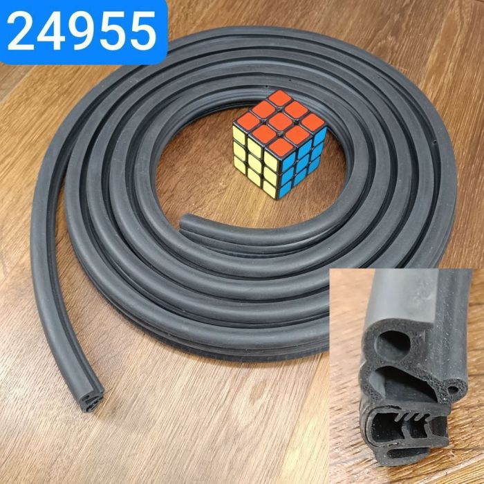 Кант отвору дверей у зборі ГАЗ 3302 33104 КАМАЗ 5320-6107062 Ущільнювач отвору дверей L≈4м EPDM