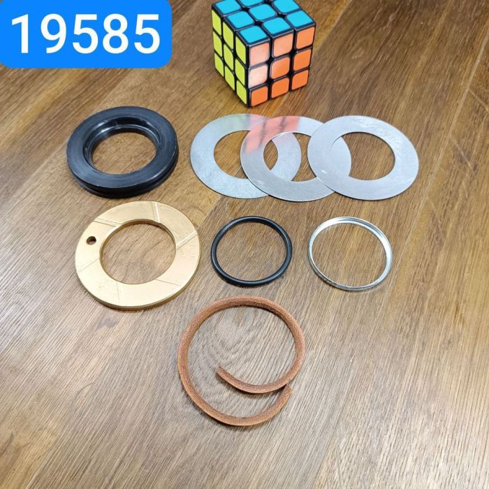 Ремкомплект шкворня КАМАЗ 5320 8 одиниць зі шкірою на один шворень СТАЛЬ+ЛАТУНЬ